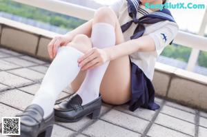 Coser@雯妹不讲道理 No.005: JK (20 photos)